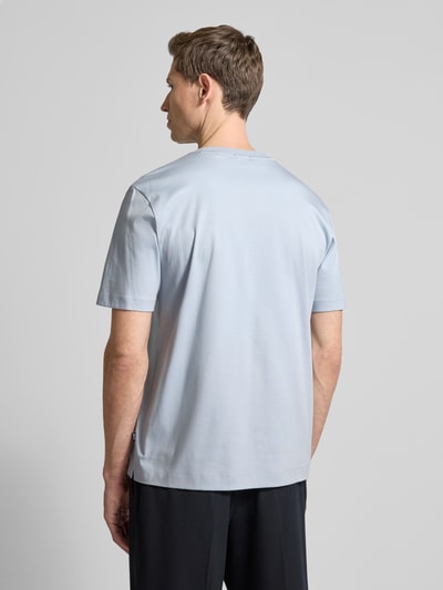 BOSS T-Shirt mit Rundhalsausschnitt Modell 'Taut' Bleu 5