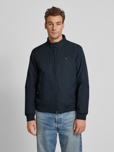 Tommy Hilfiger Jack met logostitching, model 'HARRINGTON' Marineblauw - 3