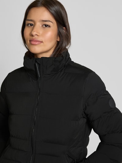 CARS JEANS Steppjacke mit Reißverschlusstaschen Modell 'MONYA' Black 3