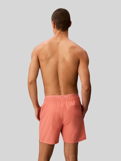 Calvin Klein Underwear Badeshorts mit Logo Bund Apricot 5