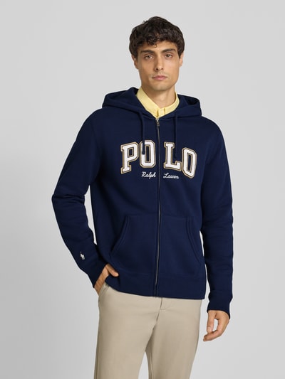 Polo Ralph Lauren Sweatjack met labelstitching Marineblauw - 4