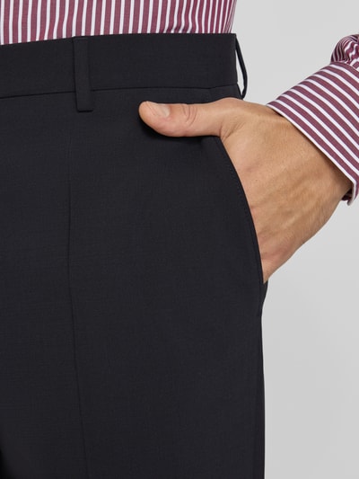 BOSS Regular Fit Anzughose aus Schurwoll-Mix Modell 'H-LEON-MM-C-NF' Blau 3