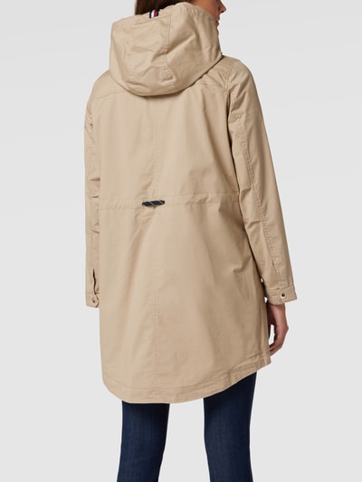 Tommy Hilfiger Mantel mit Kapuze und Reißverschluss Beige 5