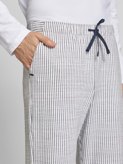 Schiesser Sweatpants mit französischen Eingrifftaschen Weiss 3