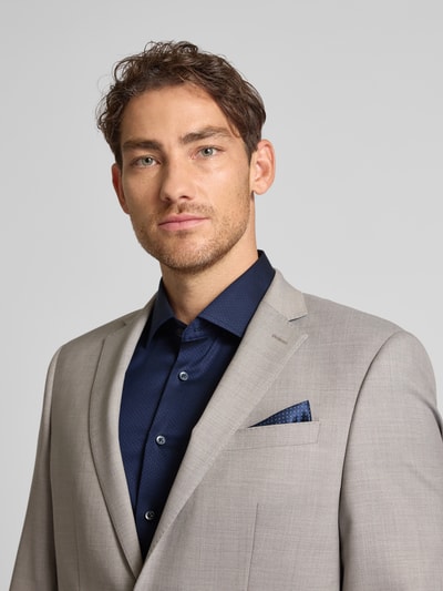 ETERNA Slim Fit Business-Hemd mit Kentkragen Marine 3