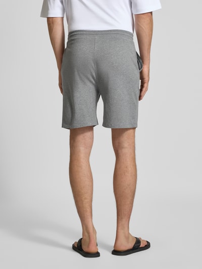 JOOP! Collection Sweatshorts met elastische band en tunnelkoord Middengrijs gemêleerd - 5