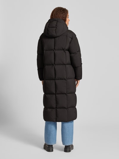 Tommy Jeans Comfort fit lange donsjas met afneembare capuchon, model 'ALASKA' Zwart - 5