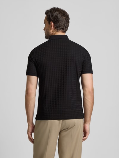 Emporio Armani Regular Fit Poloshirt mit Logo-Stitching Black 5