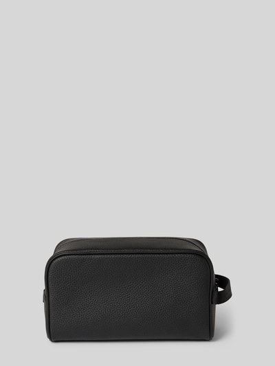 HUGO Kulturtasche mit Label-Applikation Modell 'Nesh' Black 3