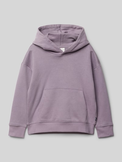 Tom Tailor Oversized Hoodie mit Baumwolle und Motiv-Print Purple 1