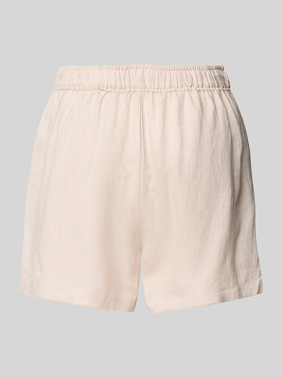 Schiesser Regular Fit Pyjama-Leinenshorts mit Tunnelzug Offwhite 3