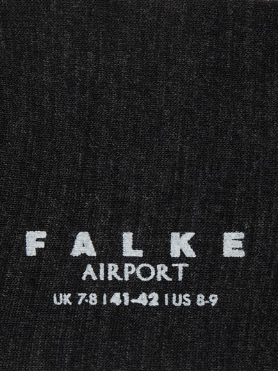 Falke Socken aus Schurwollmischung im 3er-Pack Modell 'Airport' Anthrazit Melange 3