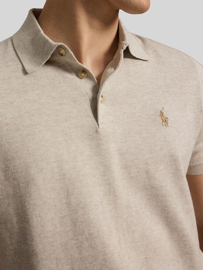Polo Ralph Lauren Regular Fit Poloshirt aus reiner Baumwolle Beige 3