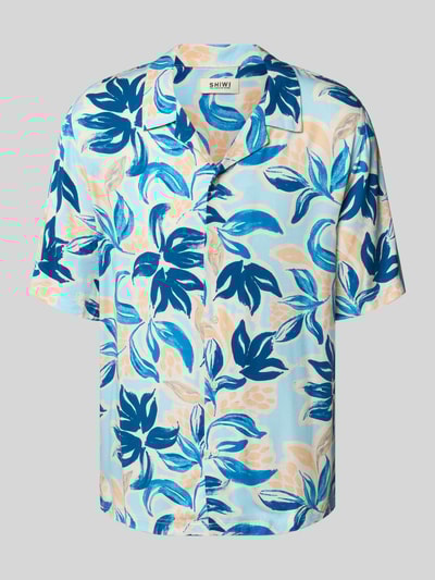 Shiwi Freizeithemd mit Knopfleiste Modell 'Vic' Hellblau 2