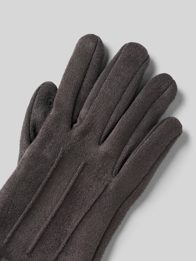 EEM Rękawiczki z obszyciem ze sztucznego futra Antracytowy 3