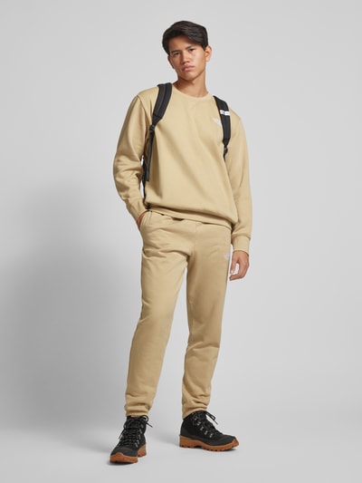 The North Face Bluza z nadrukiem z logo Khaki 1