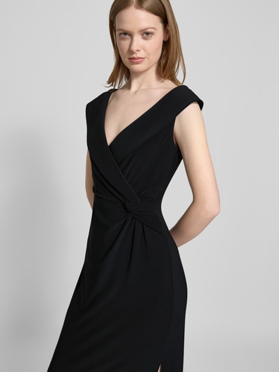 Lauren Ralph Lauren Sukienka wieczorowa z dekoltem w serek model ‘LEONIDAS’ Czarny 3