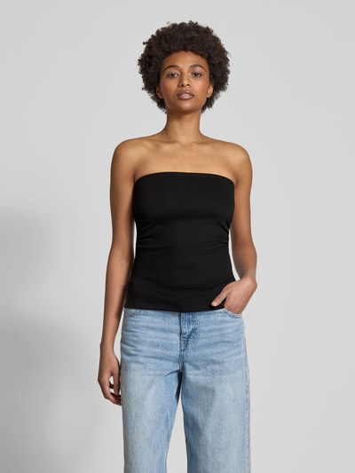 Review Bandeau-Top mit Raffungen Black 4
