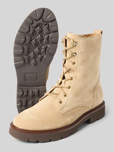 Geox Veterlaarzen met ritssluiting, model 'Norize' Zand - 4