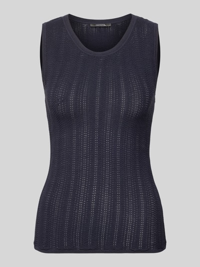 comma Tanktop in Strick-Optik Marine 2