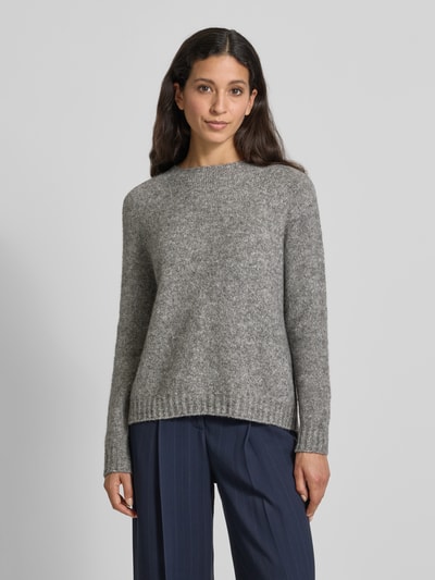 Weekend Max Mara Relaxed Fit Strickpullover aus Alpaka-Mix Modell 'GHIACCI' Mittelgrau 4