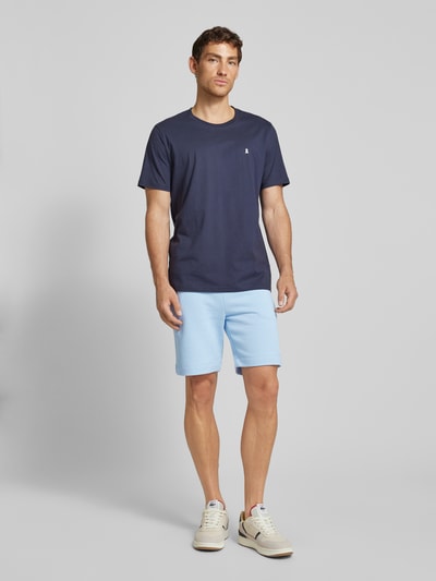 Lacoste Sweatshorts met elastische band Lichtblauw - 1