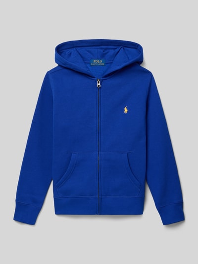 Polo Ralph Lauren Teens Regular Fit Sweatjacke mit Logo-Stitching Modell 'Tops' Blau 1