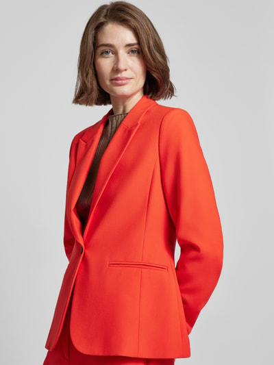 s.Oliver BLACK LABEL Blazer in effen design met paspelzakken Rood - 3