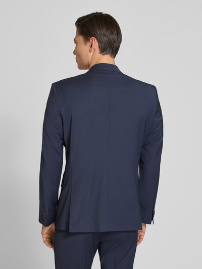 HUGO Garnitur o kroju super slim fit z mieszanki wełny model 'ARTI/HESTEN' Granatowy 5