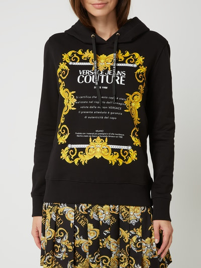 Versace Jeans Couture Hoodie mit Logo-Print  Black 4