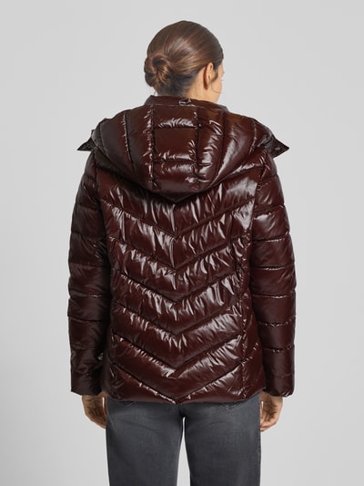 Christian Berg Woman Selection Steppjacke mit Kapuze und Reißverschluss Dunkelbraun 5