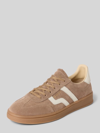 Gant Sneakersy skórzane ze sznurowaniem model ‘Cuzima’ Camel 1
