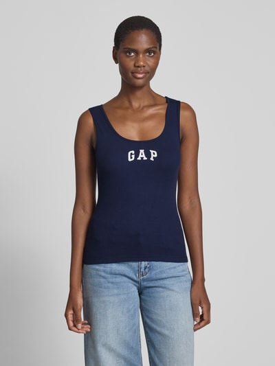 GAP Tanktop mit Label-Print Dunkelblau 4