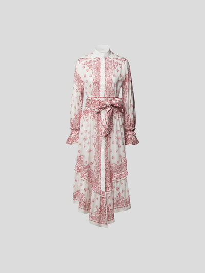 Alexandre Vauthier Blusenkleid mit floralem Allover-Muster Rose 2