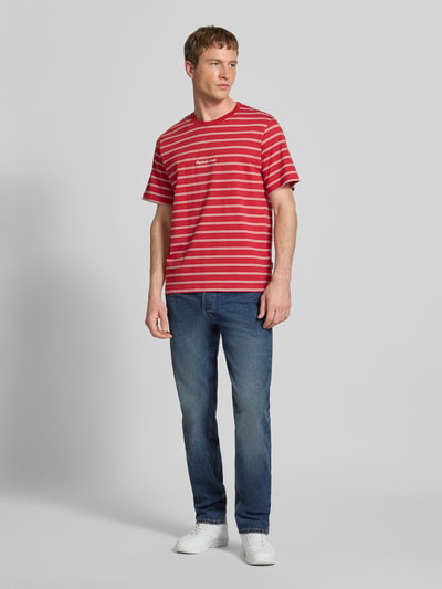 JACK & JONES Straight Fit Jeans im 5-Pocket-Design Modell 'MIKE' Dunkelblau 1