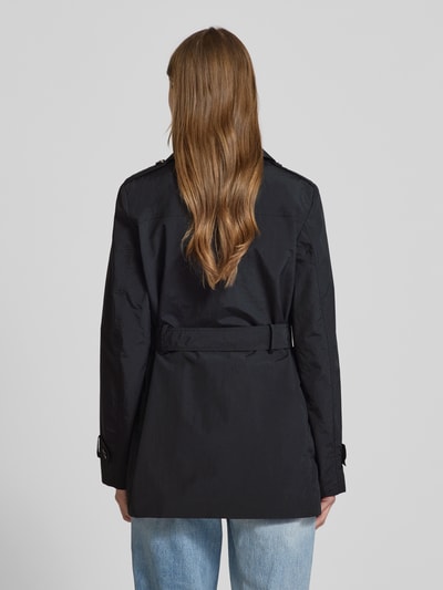 Christian Berg Woman Selection Trenchcoat mit Bindegürtel Black 5