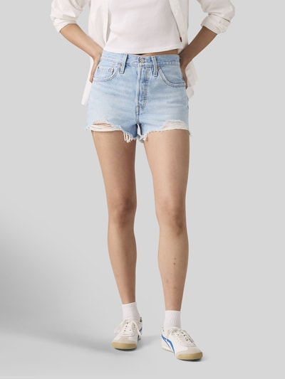 Levi's® Jeansshorts mit Knopfleiste Modell '501®' Jeansblau 3