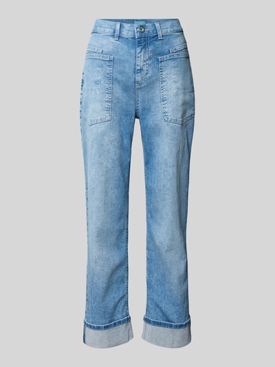 Angels Jeans in verkorte pasvorm, model ''LIBERTA' Lichtblauw - 2