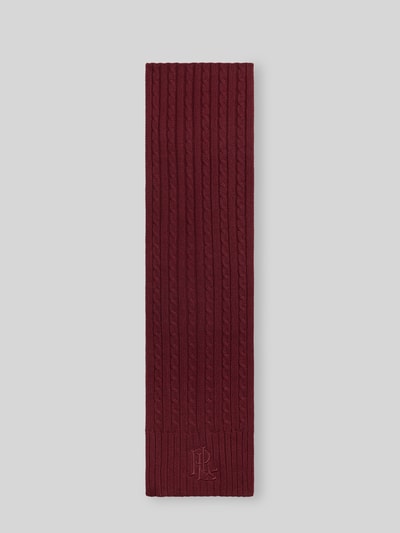 Lauren Ralph Lauren Schal mit Logo-Stitching Bordeaux 3