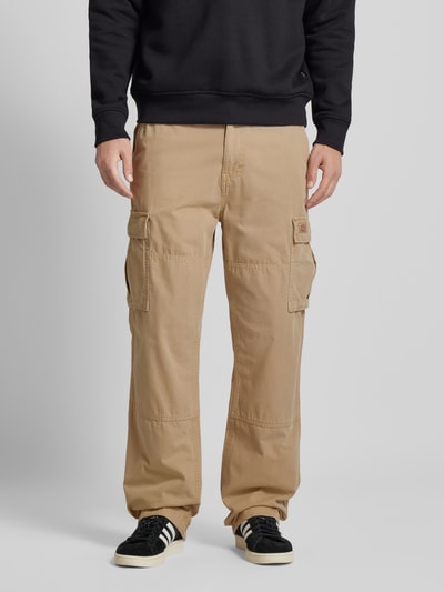 Dickies Cargohose mit Knopf- und Reißverschluss Modell 'JOHNSON' Sand 4