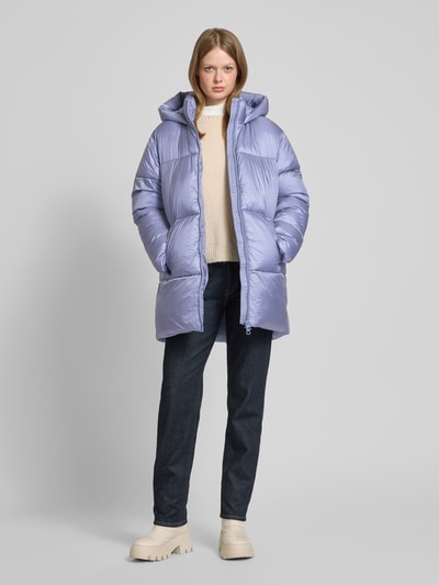 Jake*s Casual Steppjacke mit Zweiwege-Reißverschluss Bleu 1