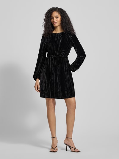Tom Tailor Denim Mini-jurk van fluweel Zwart - 1