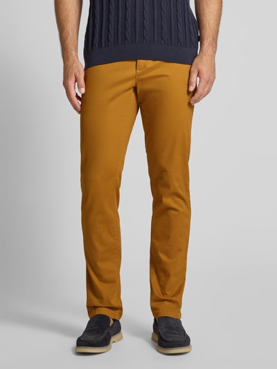MCNEAL Slim Fit Chino mit Gürtel Gold 4