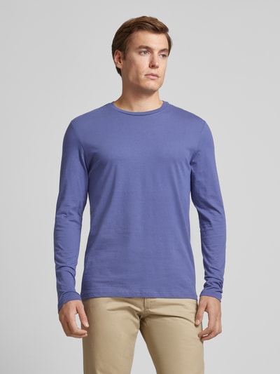 Christian Berg Men Longsleeve met ronde hals Rookblauw - 4