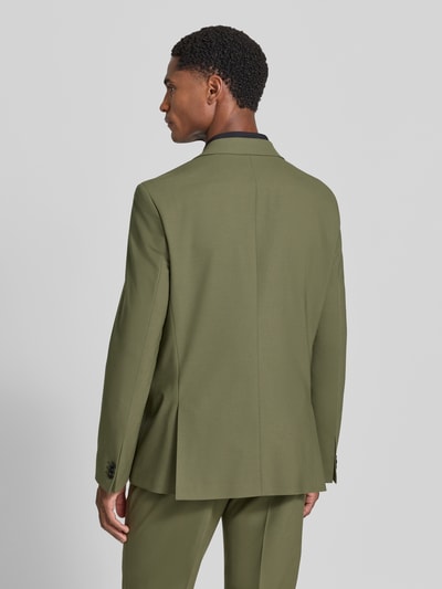 HUGO Super Slim Fit Sakko aus Woll-Mix Modell 'Arti 253X' Oliv 5
