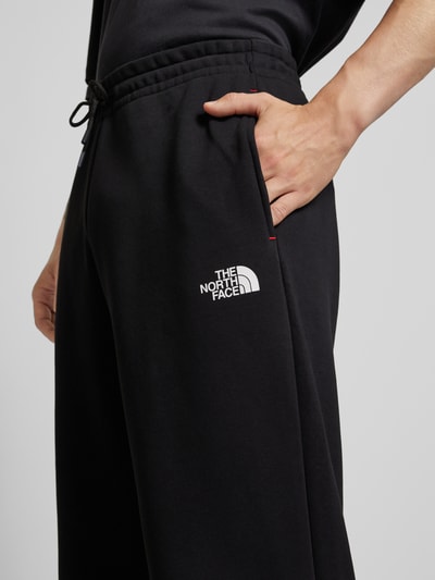 The North Face Sweatpants met labelstitching en elastische band Zwart - 3