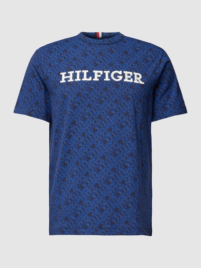 Tommy Hilfiger Regular fit T-shirt met logomotief Marineblauw - 2