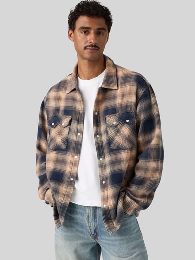 Levi's® Boxy Fit Freizeithemd aus reiner Baumwolle Camel 1