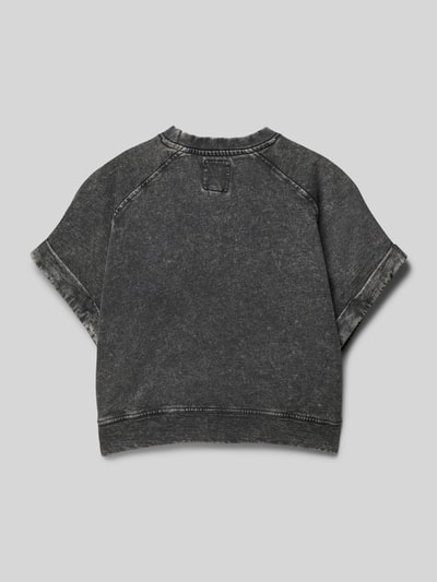 Garcia T-Shirt mit Label-Print Graphit 3