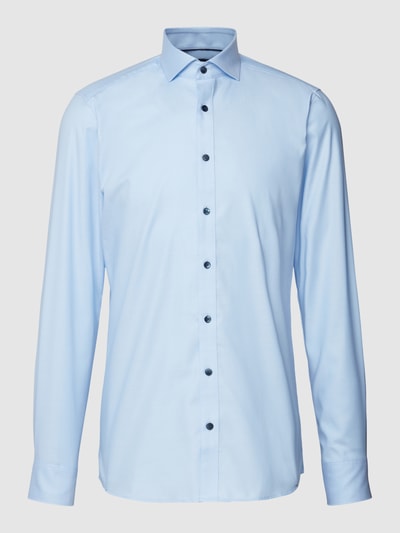 OLYMP Level Five Slim Fit Businesshemd aus Twill Bleu 2